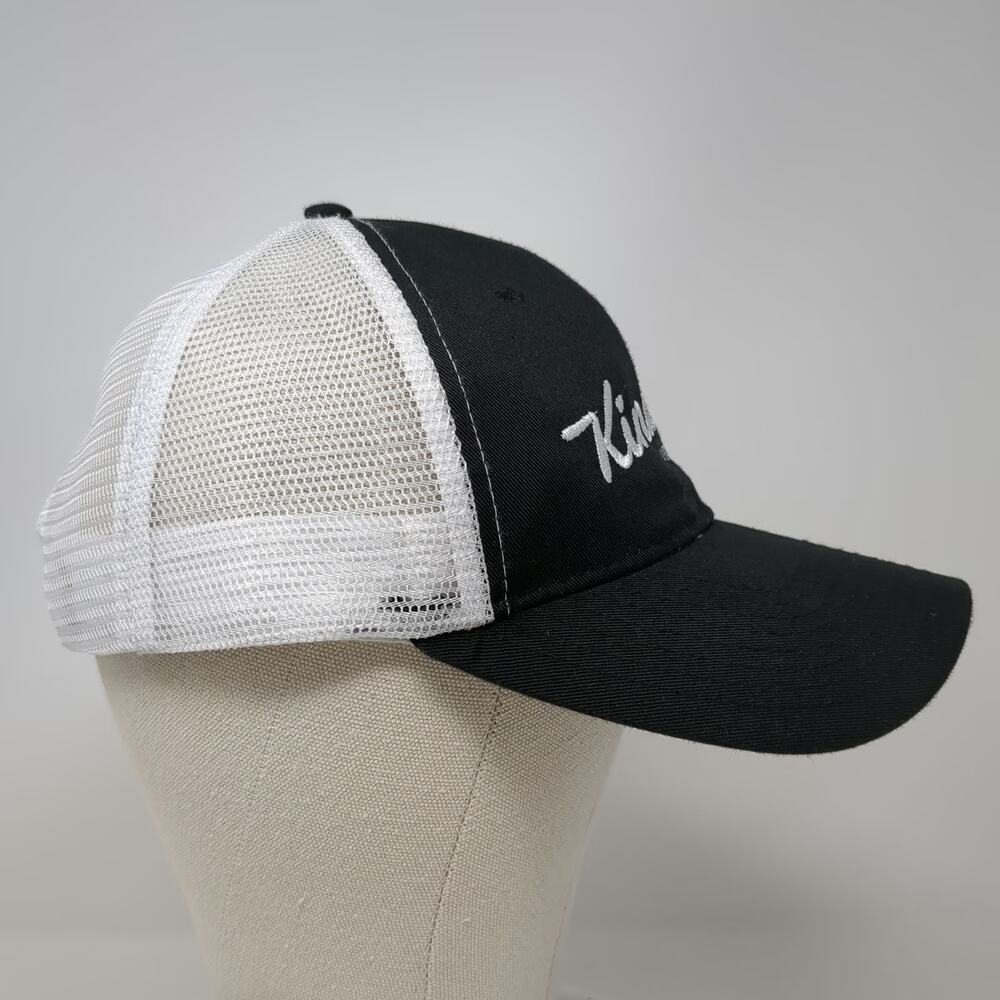 Kindred Motorworks Trucker Hat Black White One Size Mesh Back Snapback Logo Cap - Picture 5 of 9